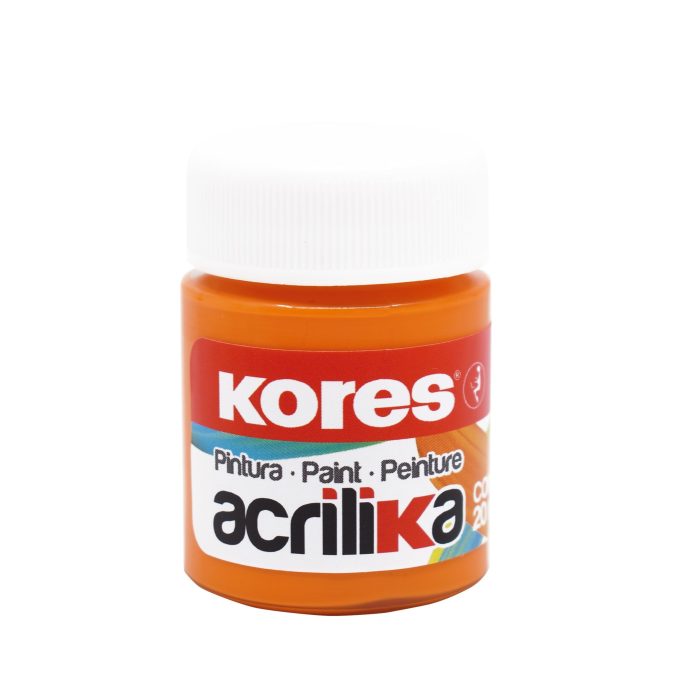 Pintura acrilika 20 ml. NARANJA