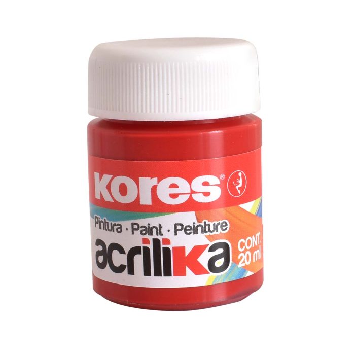 Pintura acrilika 20 ml. ROJO