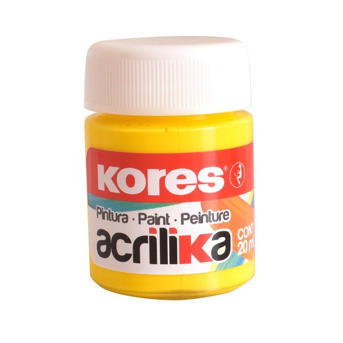 Pintura acrilika 20 ml. AMARILLO